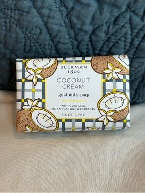 Beekman 1802 Coconut Cream Goat Milk Soap Brand New moisturizing body soap